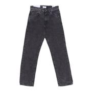 Straight Jeans Amish , Black , Heren