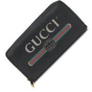 Tweedehands Zwarte Leren Portemonnee Gucci Vintage , Black , Dames