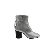 Pre-owned Leather boots Maison Margiela Pre-owned , Gray , Dames