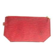 Tweedehands koppeling Louis Vuitton Vintage , Red , Dames