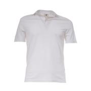 Katoenen Polo Shirt Kired , White , Heren