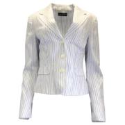 Pre-owned Cotton outerwear Dolce & Gabbana Pre-owned , White , Dames