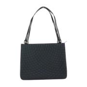 Pre-owned Canvas handbags Bally Pre-owned , Black , Dames