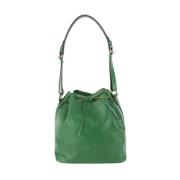 Tweedehands schoudertas Louis Vuitton Vintage , Green , Dames