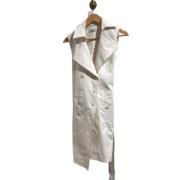 Pre-owned Cotton dresses Moschino Pre-Owned , White , Dames