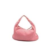 Pre-owned Leather handbags Bottega Veneta Vintage , Pink , Dames