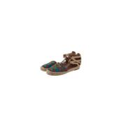 Pre-owned Leather flats Aquazzura Pre-owned , Multicolor , Dames