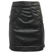 Pre-owned Leather bottoms Chanel Vintage , Black , Dames