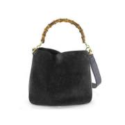 Suede Gucci Tassen - Tweedehands, Gemaakt in Italië Gucci Vintage , Bl...