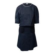Pre-owned Polyester dresses Fendi Vintage , Blue , Dames