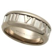 Zilver Witgouden Tiffany Co. Ring Tiffany & Co. Pre-owned , Gray , Dam...