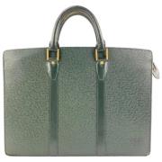 Tweedehands handtas Louis Vuitton Vintage , Green , Dames