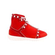Pre-owned Polyester sneakers Valentino Vintage , Red , Dames