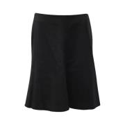 Pre-owned Wool bottoms Alexander McQueen Pre-owned , Black , Dames