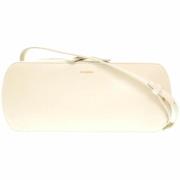 Pre-owned Leather shoulder-bags Jil Sander Pre-owned , White , Dames