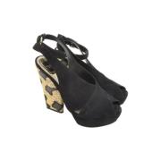 Pre-owned Sandalen Dior Vintage , Black , Dames