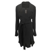 Pre-owned Silk outerwear Rick Owens Pre-owned , Black , Dames