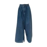 Pre-owned Denim bottoms Maison Margiela Pre-owned , Blue , Dames