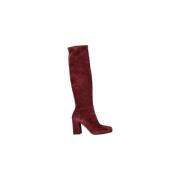 Pre-owned Suede boots Prada Vintage , Red , Dames