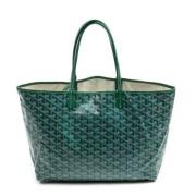 Pre-owned Canvas handbags Goyard Vintage , Green , Dames