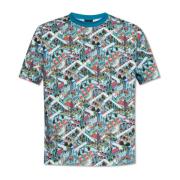 Gestreept T-shirt PS By Paul Smith , Multicolor , Heren