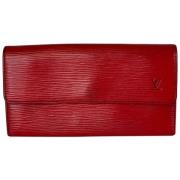 Tweedehands portemonnees Louis Vuitton Vintage , Red , Dames