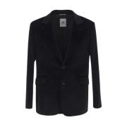 Luxe Velvet Suit PT Torino , Black , Heren