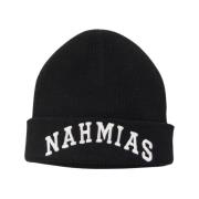 Beanie Hoed Nahmias , Black , Heren