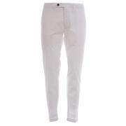 Katoenen broek met norHeren pasvorm Siviglia , White , Heren