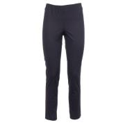 Katoenen broek met elastische taille Le Tricot Perugia , Blue , Dames