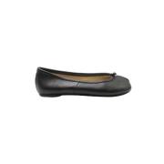 Pre-owned Leather flats Maison Margiela Pre-owned , Black , Dames