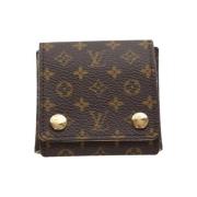 Bruine leren portemonnees - Louis Vuitton sieradenwisselkoffer Louis V...