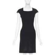 Pre-owned Wool dresses Yves Saint Laurent Vintage , Black , Dames