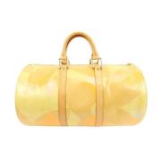 Tweedehands handtas Louis Vuitton Vintage , Yellow , Dames