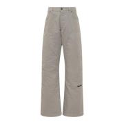 Brede jeans Msgm , Gray , Heren