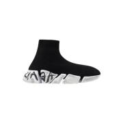 Pre-owned Fabric sneakers Balenciaga Vintage , Black , Dames