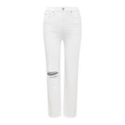 Jeans Re/Done , White , Dames