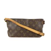 Ar0052 Gecoate Canvas Tassen Louis Vuitton Vintage , Brown , Dames