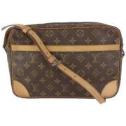 Gecoate Canvas Tassen - Vintage Stijl Louis Vuitton Vintage , Brown , ...