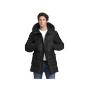 Parka Moorer , Black , Heren