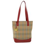 Pre-owned Canvas totes Burberry Vintage , Beige , Dames