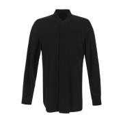 Snap Collar Faun Shirt Rick Owens , Black , Heren