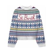 Multicolor Trui met St Barth Logo MC2 Saint Barth , Multicolor , Dames