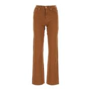 Karamel Stretch Denim Tess Jeans 7 For All Mankind , Brown , Dames