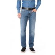 De rechte NY Mid gebruikte jeans 7 For All Mankind , Blue , Heren