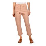 Slim-fit Trousers 7 For All Mankind , Pink , Dames