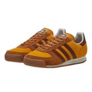 Klassieke All Black Trainingssneaker in Bruin Off White Adidas , Brown...