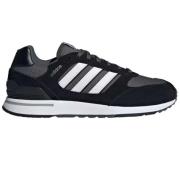 Tijdloze Sneakers met Hoge Grip Rubberen Zool Adidas , Black , Heren