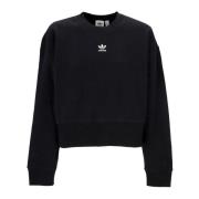 Zwarte Crewneck Sweatshirt - Streetwear Collectie Adidas , Black , Her...