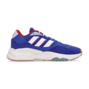 Retro F90 Lage Sneaker Adidas , Blue , Heren